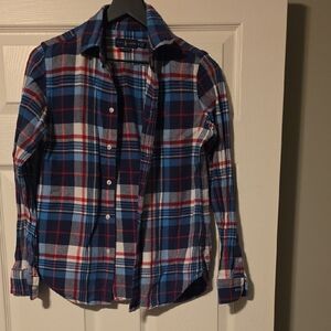 Ralph Lauren Blue and Red Plaid Shirt